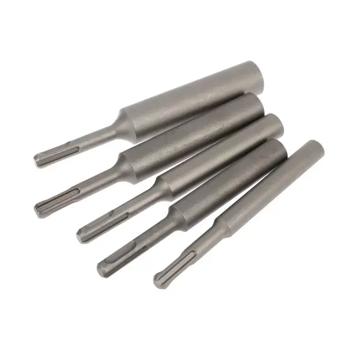 Poinçon de mise à la terre robuste en acier trempé pour tiges de 8/10/12/16/20 mm, compatible avec les outils électriques rotatifs, les marteaux perforateurs et les perceuses à percussion
