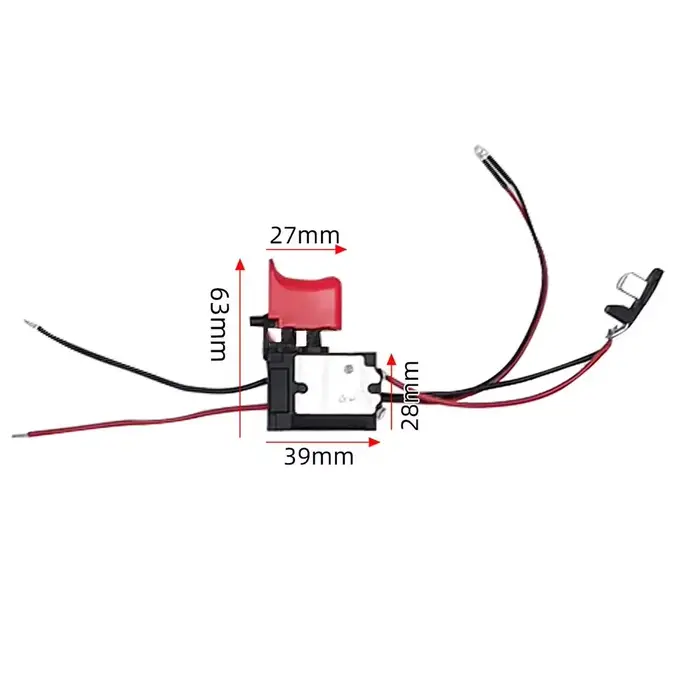 Remplacement de l'interrupteur à gâchette pour perceuse électrique Bosch 10.8V 12V, interrupteur de contrôle de vitesse avant et arrière, accessoires pour outils électriques