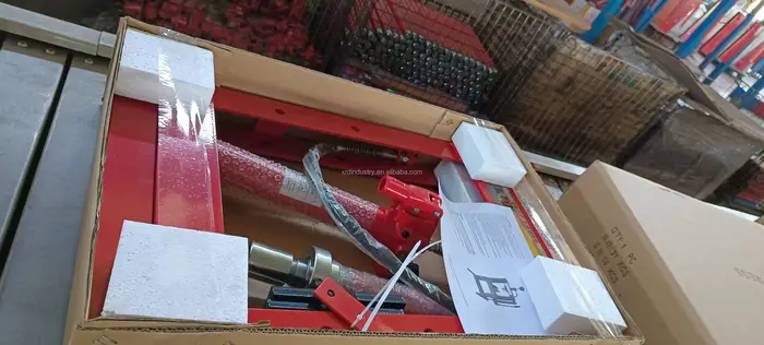 Presse hydraulique d'atelier 10 tonnes pour réparation de véhicules avec pompe manuelle