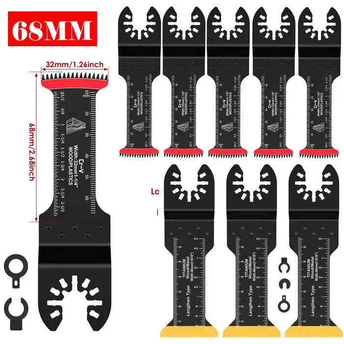 Jeu de lames de scie oscillantes