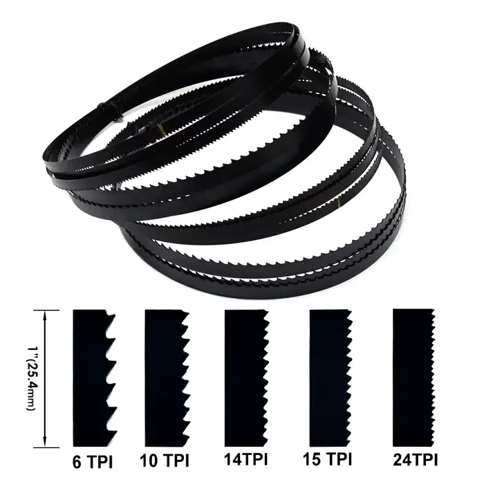 Lames de scie à ruban TASP 1400 1425 2240 1575 1712 1730 1790 2240 2375mm lame