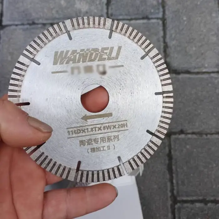 116Dx1.8Tx8Wx20MM lame de scie diamant marbre pierre céramique coupe-carreaux