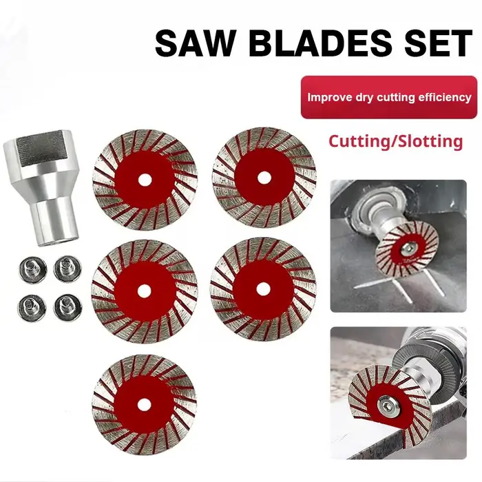 Kit de disques diamantés pour outils rotatifs