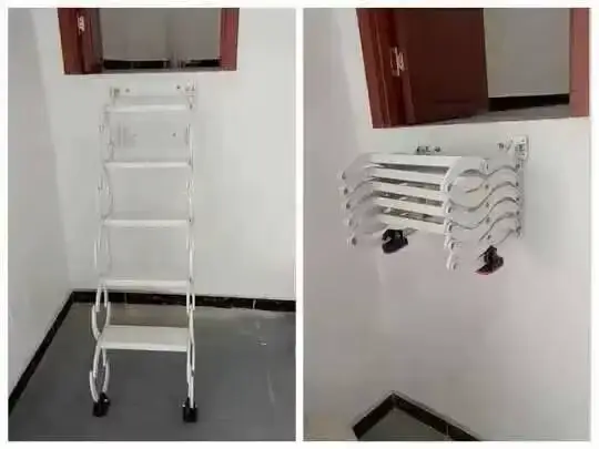Échelle Invisible pliante multifonctionnelle, mobilier d'intérieur et d'extérieur, escaliers télesco