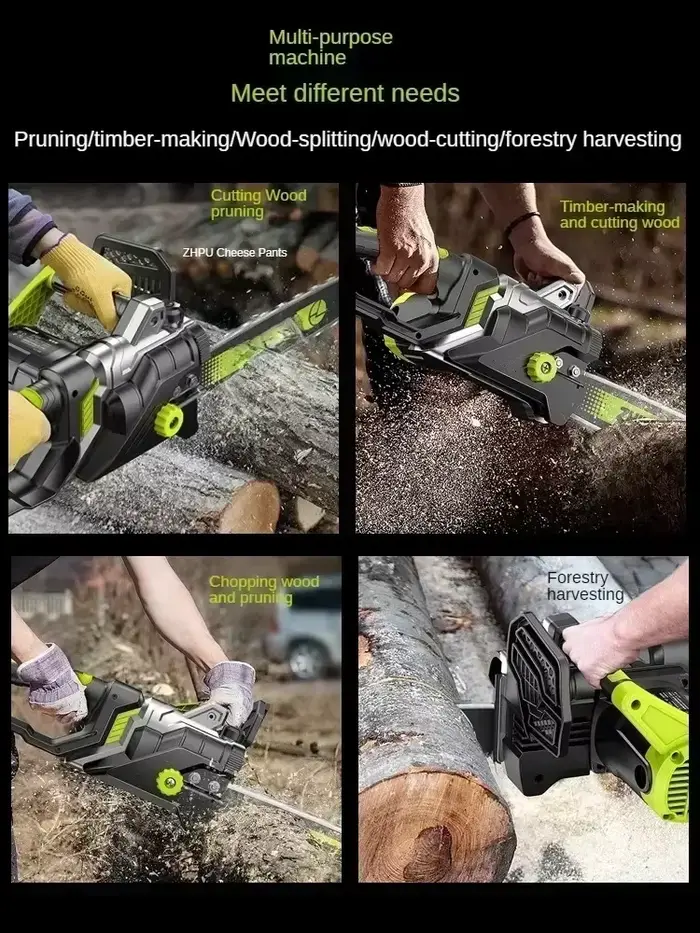 Tronçonneuse électrique de qualité professionnelle 220 V pour couper le bois de chauffage et plus encore