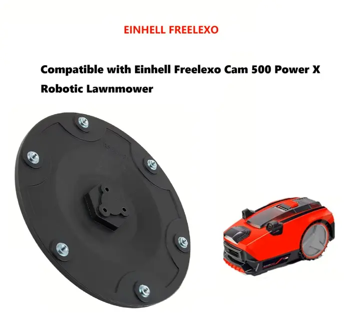 Disque de coupe pour robot tondeuse RSEIN-01 compatible avec Einhell Freelexo Cam 500 Power X Brush