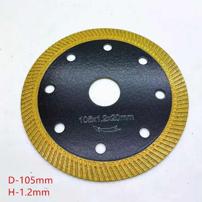 Disque de coupe diamant 105mm, lame de scie fine pour carrelage, marbre, pierre, meuleuse d'angle, s