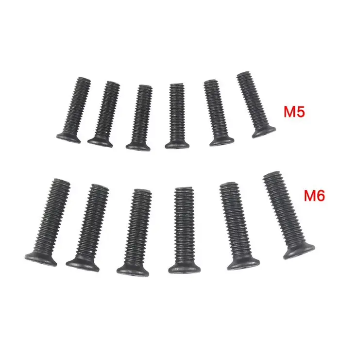 Vis de fixation M5/M6 22mm, filetage gauche pour perceuse UNF, adaptateur de tige de mandrin, vis, a