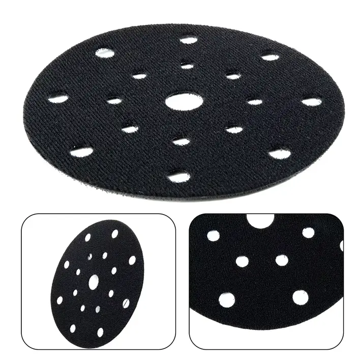 Disque de Protection de tampon d'interface de 6 pouces, 17 trous, 150mm, adapté au tampon de ponceus