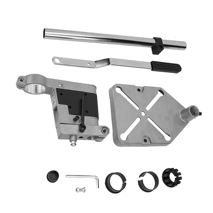 Support de perceuse universel avec pince de fixation pour établi