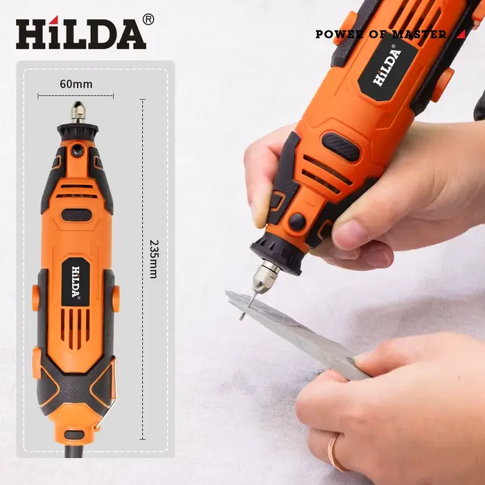 HILDA graveur perceuse électrique gravure Dremel outil rotatif Machine avec arbre Flexible nouveau Style vitesse