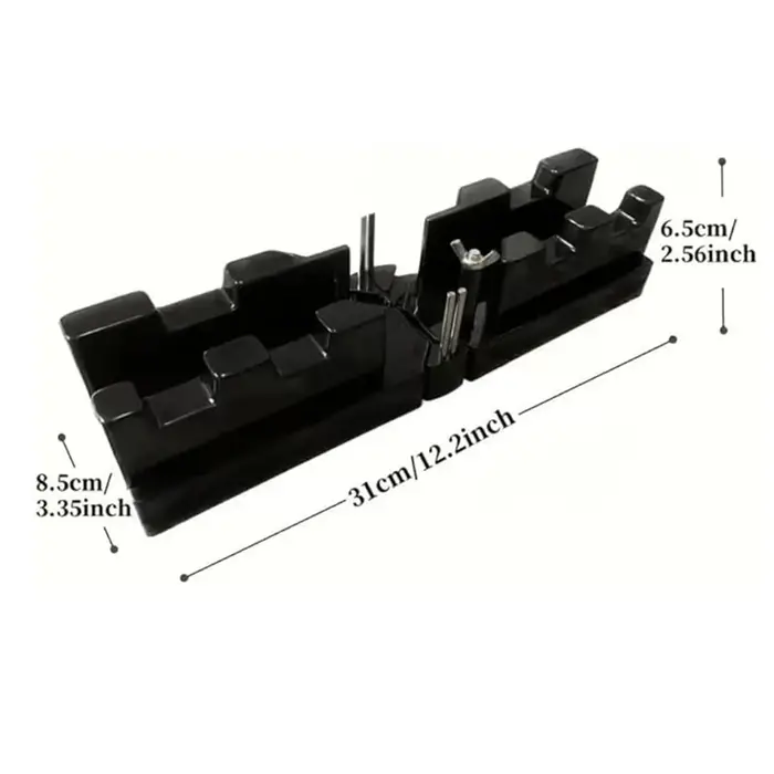 Outil de mesure et de coupe d'angle 2-en-1 pour le travail du bois