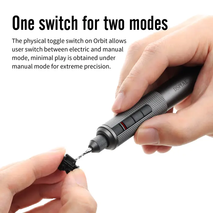 DSPIAE AT-ED01 Perceuse électrique à mouvement orbital pour plastique