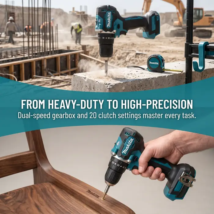 Makita Original DDF487 Perceuse-visseuse sans fil 18V