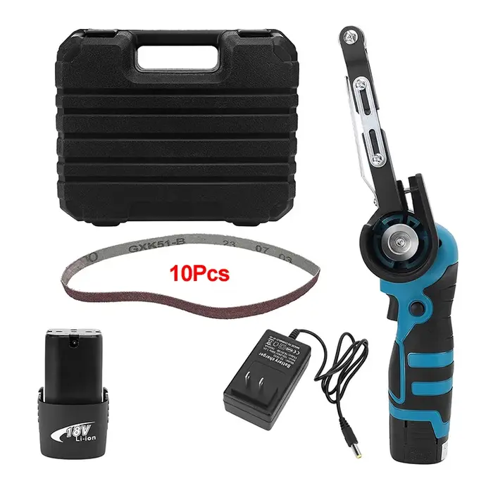 Meuleuse d'angle électrique avec batterie 1500mAh et chargeur à prise EU