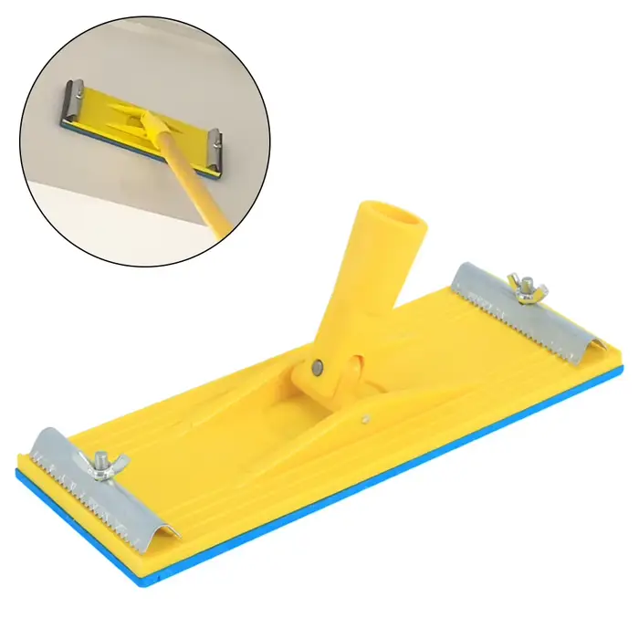1 pièces porte-papier de verre meulage outil de polissage support de ponceuse à main en plastique Cl