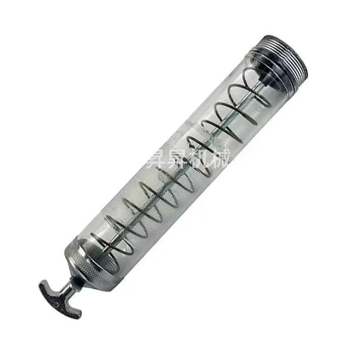 Accessoires pour pistolet à graisse électrique : réservoir transparent