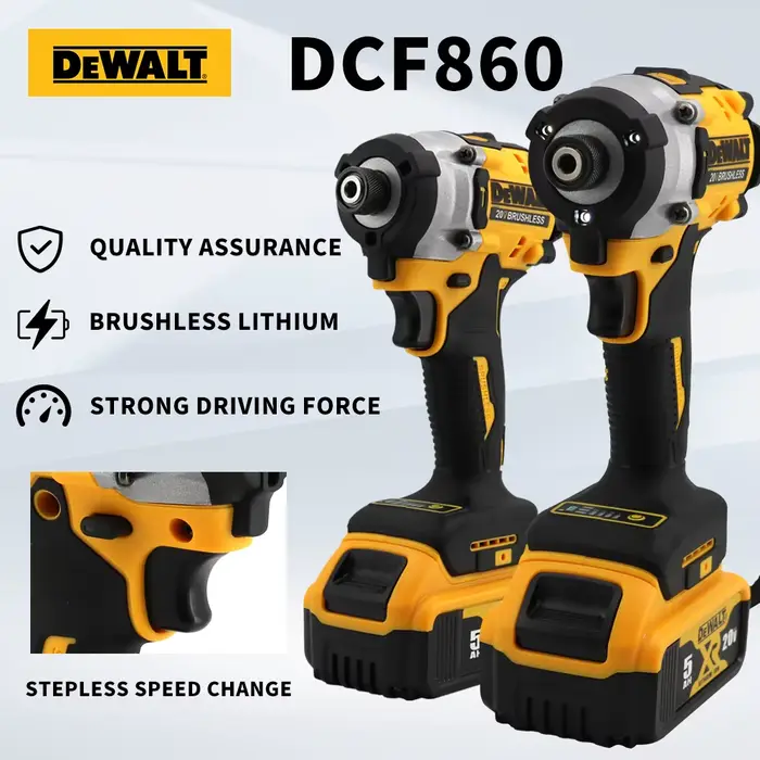 Tournevis sans fil Dewalt DCF860