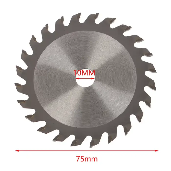 Scie circulaire en carbure TCT, 85mm, 24T, 30T, 36T, alésage 10mm, 15mm, disque de coupe du bois pou