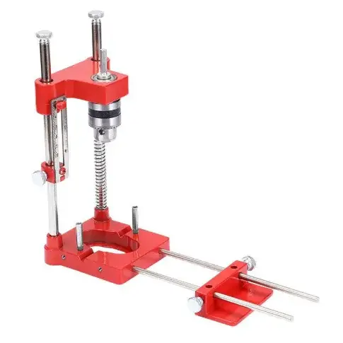 1 Kit de localisateur de perçage pour le travail du bois, gabarit de perçage, cadre de fixation de positionnement, guide de perçage gradué, positionneur de précision, pour le travail du bois