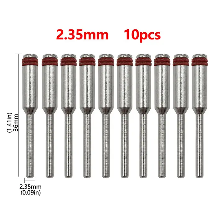 Disque de coupe abrasif 32mm avec mandrins de meulage pour accessoires Dremel