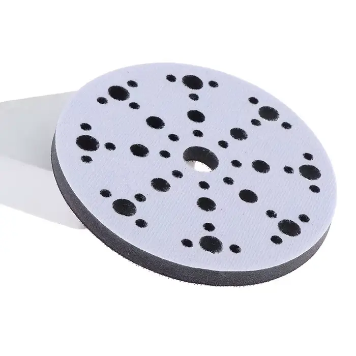 Tampon d'interface en éponge souple, 6 pouces, 150mm, 49 trous, pour tampons de ponçage, disques de 