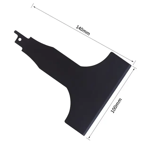 Lot de 4 lames de scie sabre robustes pour l'élimination de carreaux en acier