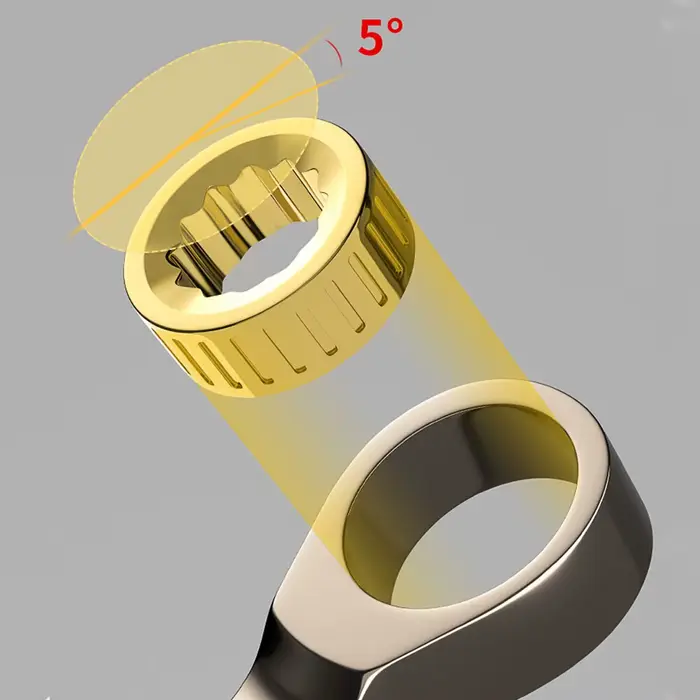 1Pc Clé Flexible D'or Clés À Cliquet Couple Universel Clés pour Voiture Outils De Réparation Métriqu