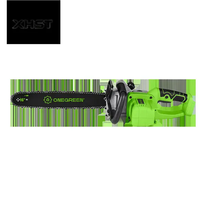 Mini-tronçonneuse rechargeable à double batterie, 16 pouces, portative, alimentée par batterie, pour