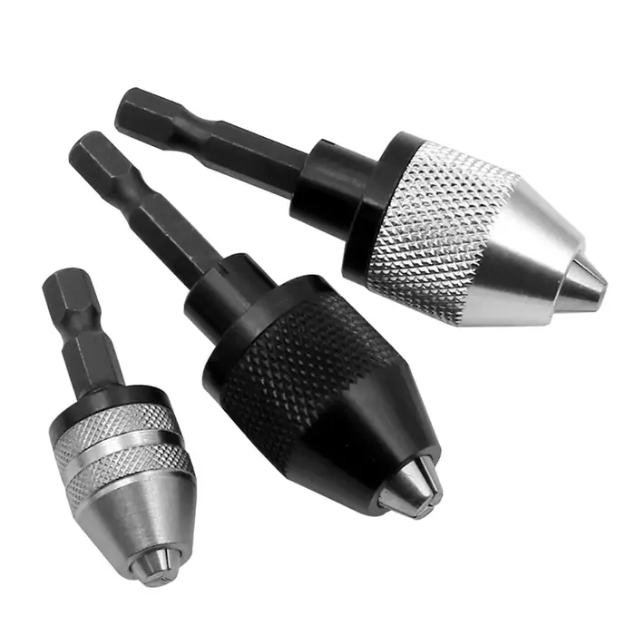 Adaptateur de tournevis à percussion sans clé pour mandrin de perceuse