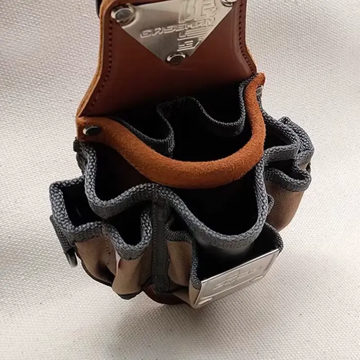 Sac de taille pour outils en cuir