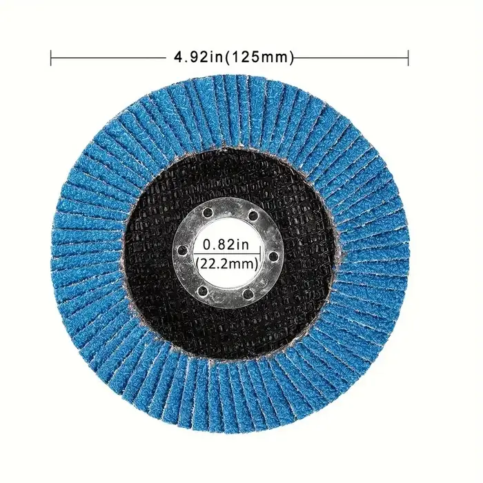 Disques à lamelles métalliques de 125 mm pour meuleuse d'angle