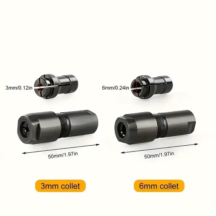 Adaptateur modifié pour meuleuse d'angle 3/6mm
