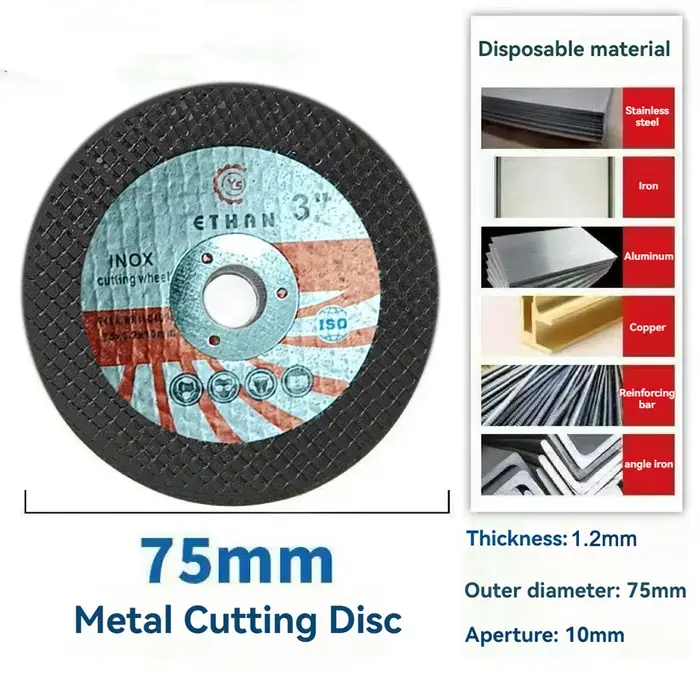 Mini disques de meulage 3 pouces 75 mm