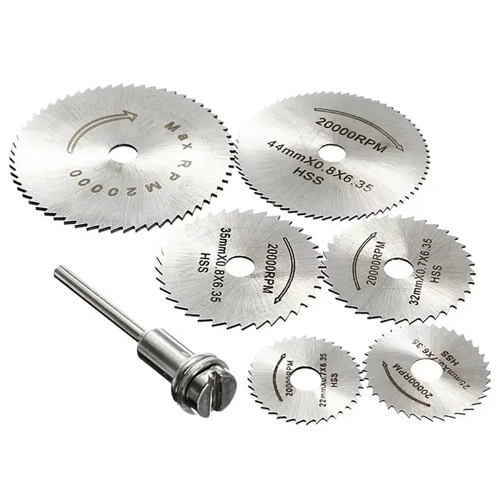 Lame de scie circulaire HSS, outil rotatif pour coupe-métal Dremel, ensemble d'outils électriques, d