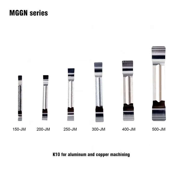 DESKAR 100% Original MGGN150 200 250 300 400 500 JM K10 Plaquettes de rainurage CNC Outils de tournage pour aluminium