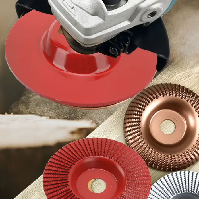 Disque de meulage d'angle pour le travail du bois