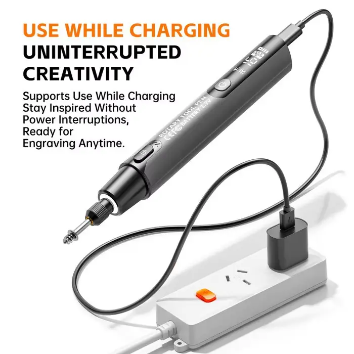 Mini stylo de gravure rotatif sans fil 6000-16000r
