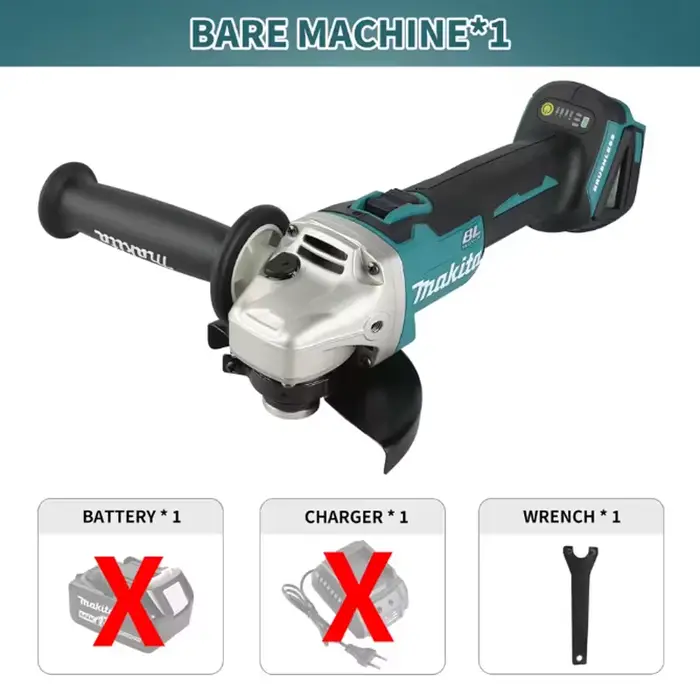 Meuleuse d'angle sans fil Makita DGA506 18V 125mm - Machine de polissage électrique - Outil de meula