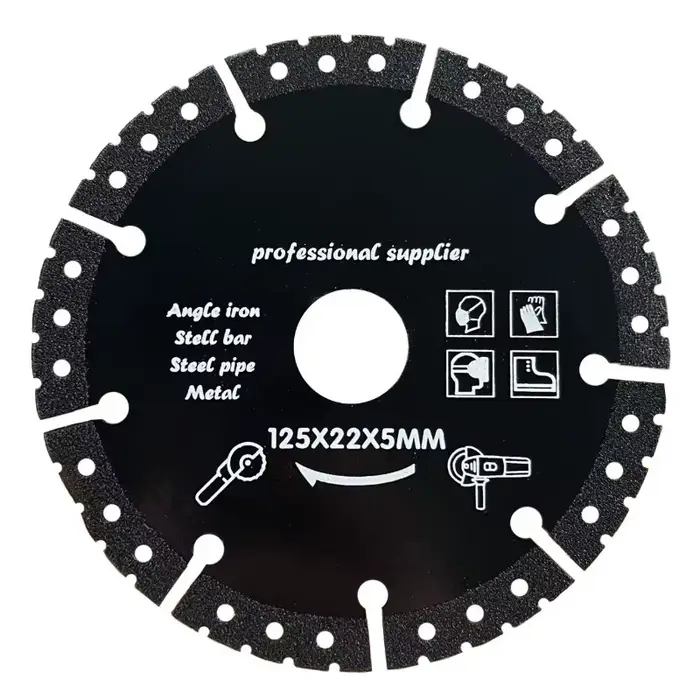 Lames diamantées pour coupe du métal de 125 mm – Disques tranchants pour l'acier, l'aluminium, le bé