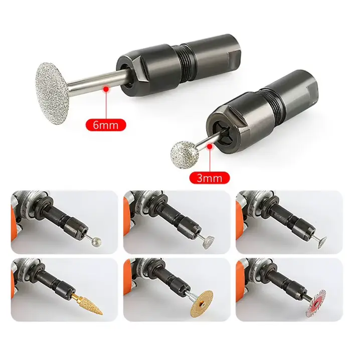 Adaptateur tête de transfert meuleuse d'angle noir tout neuf facile à installer