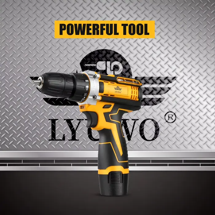LYUWO12V perceuse électrique sans fil tournevis