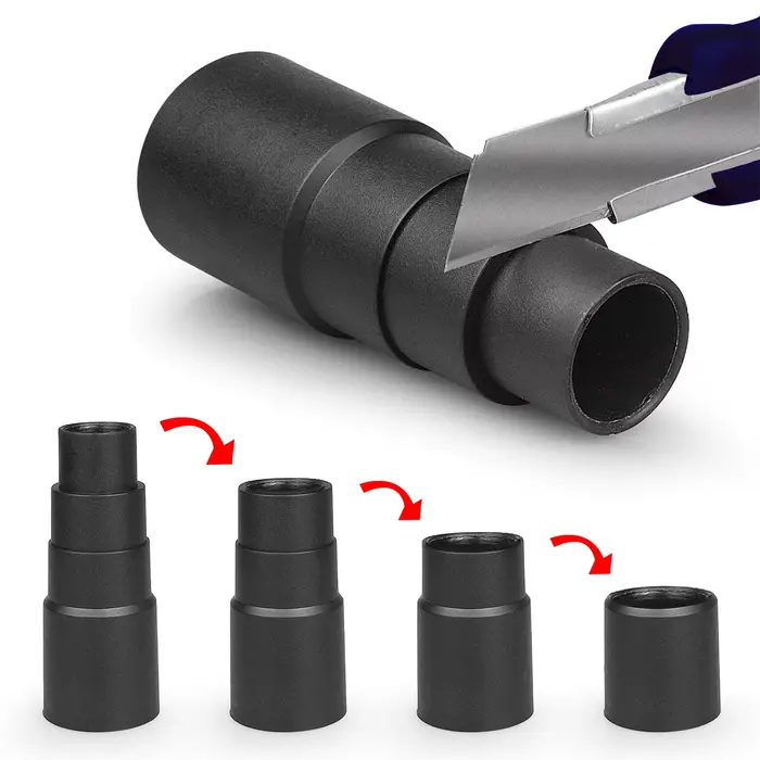 Kit d'adaptateurs universels pour tuyau d'aspirateur 50-23mm pour ponceuse