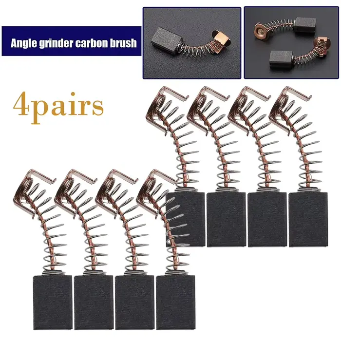 Balais de carbone 5x8x12mm pour pièces d'outils rotatifs Black Decker G720