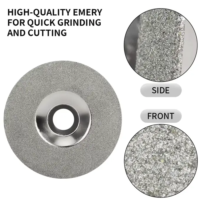 Disque de meulage 5 "125mm, haute qualité, avec revêtement en diamant, pour meuleuse d'angle,disque