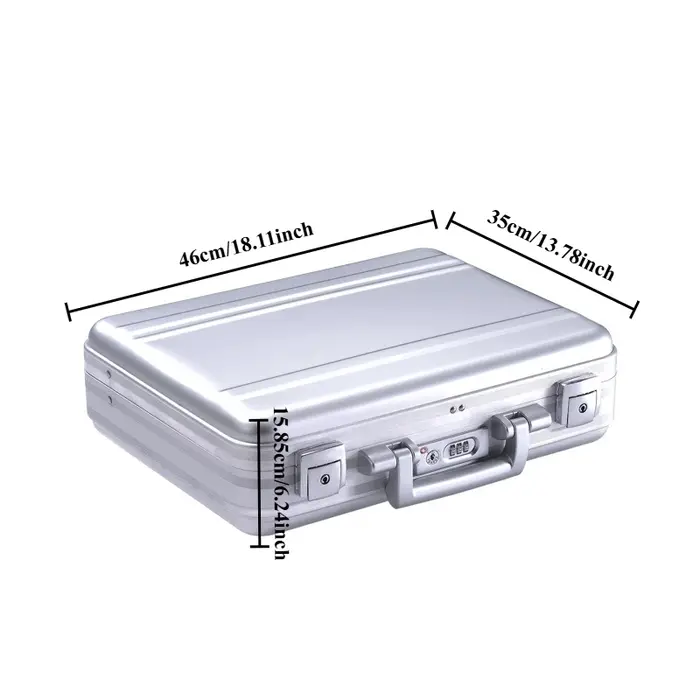 Boîte à outils complète multifonctionnelle en aluminium