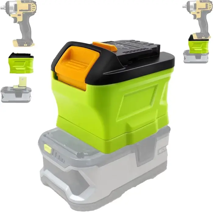 Adaptateur de batterie RYB18DW pour batterie Li-ion Ryobi 18V