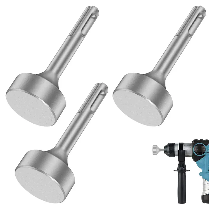 1 jeu de embouts de vissage de piquets de terre 83 mm en acier robuste