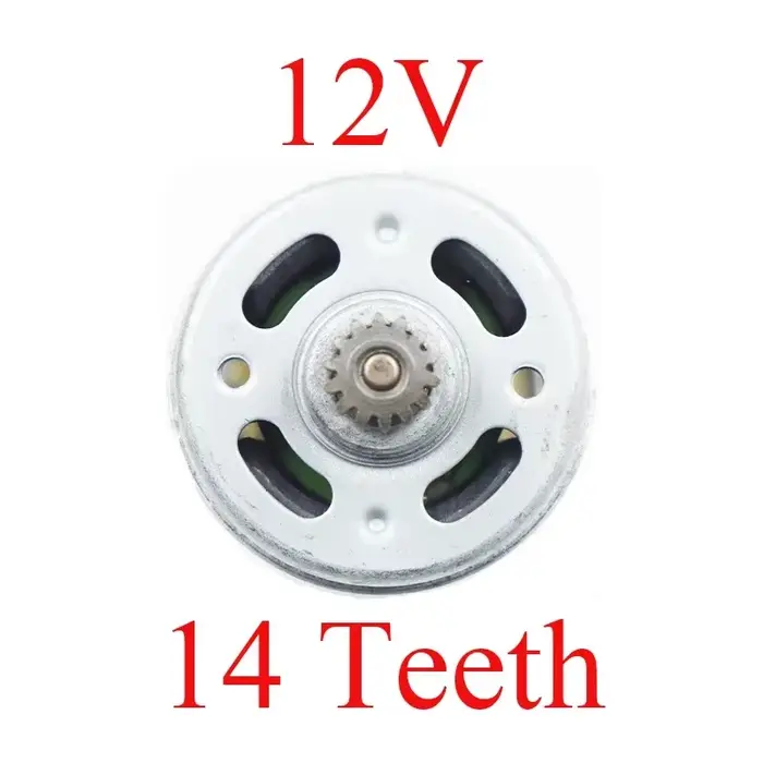 Moteur à engrenages à courant continu RS-550 9.6V 12V 14.4V 16.8V 18V 21V pour Makita DeWalt pour Bo