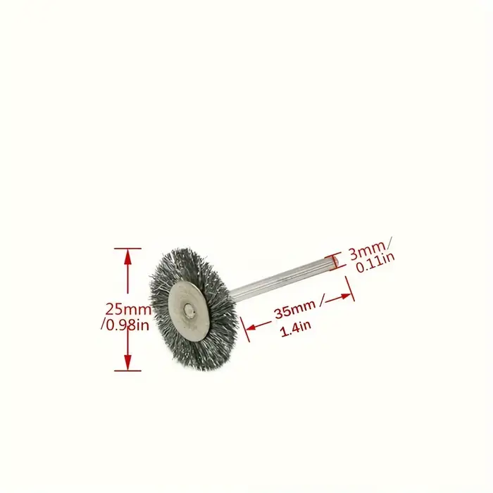 Mini perceuse à brosse métallique en acier